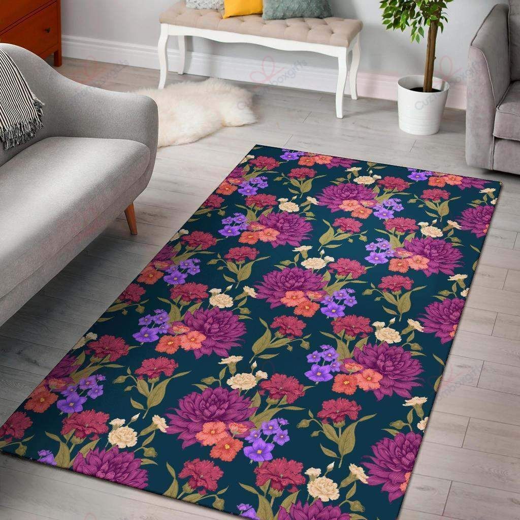 Dahlia Pattern 1 Rug Sport Decor Gift Floor Decor Living Room Carpet Rug Area Rug - a0deea9c1170 Dahlia Pattern 1 Rug Sport Decor Gift Floor Decor Living Room Carpet Rug Area Rug - a0deea9c1170