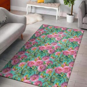 Dahlia Pattern 2 Rug Sport Decor Gift Floor Decor Living Room Carpet Rug Area Rug - 204a0f0d510d