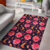 Dahlia Pattern Rug Sport Decor Gift Floor Decor Living Room Carpet Rug Area Rug - 3b7e858ce3f9