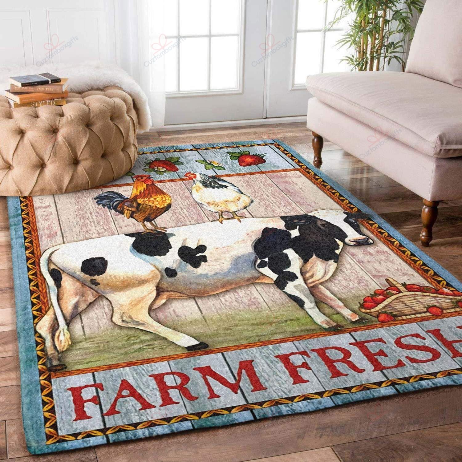 Dairy Cowfarm Fresh Rug Sport Decor Gift Floor Decor Living Room Carpet Rug Area Rug - 173c377d199b Dairy Cowfarm Fresh Rug Sport Decor Gift Floor Decor Living Room Carpet Rug Area Rug - 173c377d199b
