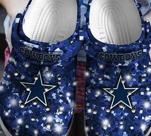 Dallas Cowboy Crocs Crocband Clog Clog Comfortable For Mens And Womens Classic Clog Water Shoes Comfortable