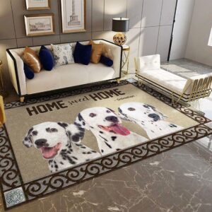 Dalmatian Home Sweet Home Rug Sport Decor Gift Floor Decor Living Room Carpet Rug Area Rug - 19b5038c350b