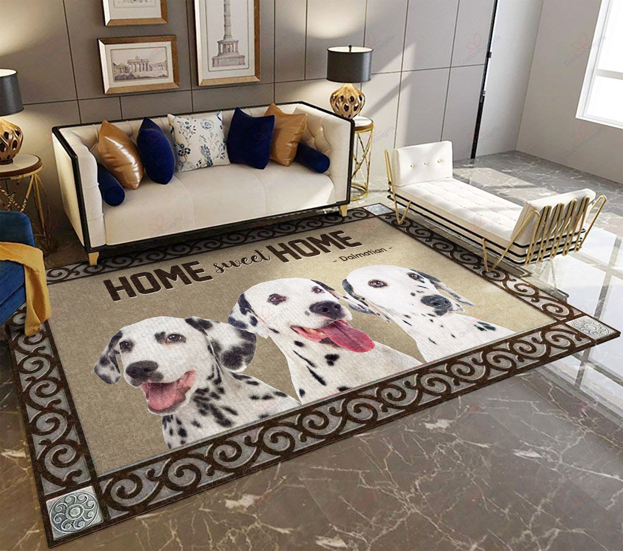 Dalmatian Home Sweet Home Rug Sport Decor Gift Floor Decor Living Room Carpet Rug Area Rug - 19b5038c350b Dalmatian Home Sweet Home Rug Sport Decor Gift Floor Decor Living Room Carpet Rug Area Rug - 19b5038c350b