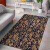 Damask Gold Pattern Rug Sport Decor Gift Floor Decor Living Room Carpet Rug Area Rug - b73ac43e287a