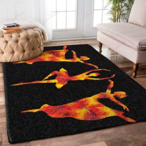 Dance Painting Rug Sport Decor Gift Floor Decor Living Room Carpet Rug Area Rug - 5f61efdd74f0