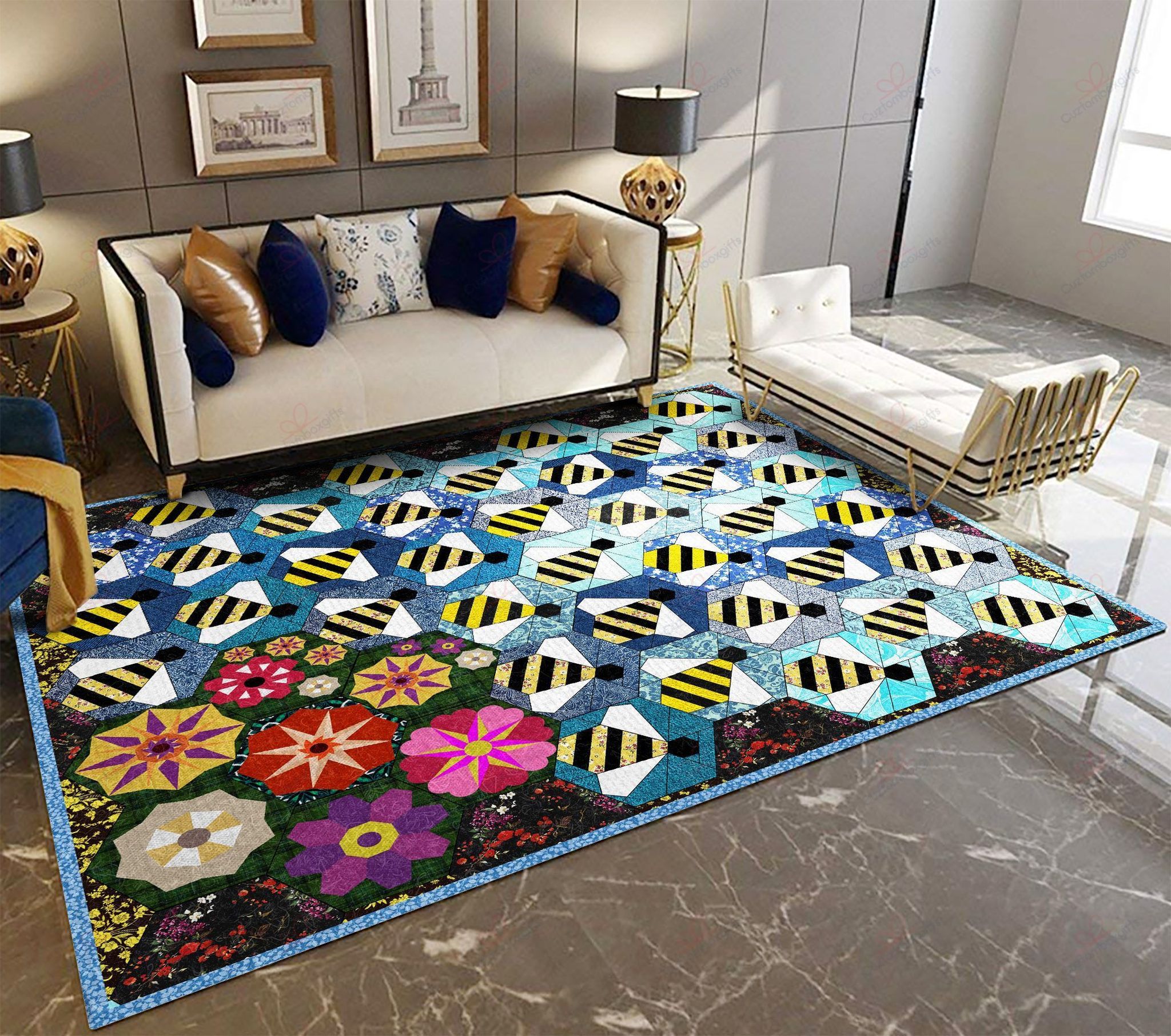Dancing Bee Rug Sport Decor Gift Floor Decor Living Room Carpet Rug Area Rug - 7ba0efe6e999 Dancing Bee Rug Sport Decor Gift Floor Decor Living Room Carpet Rug Area Rug - 7ba0efe6e999