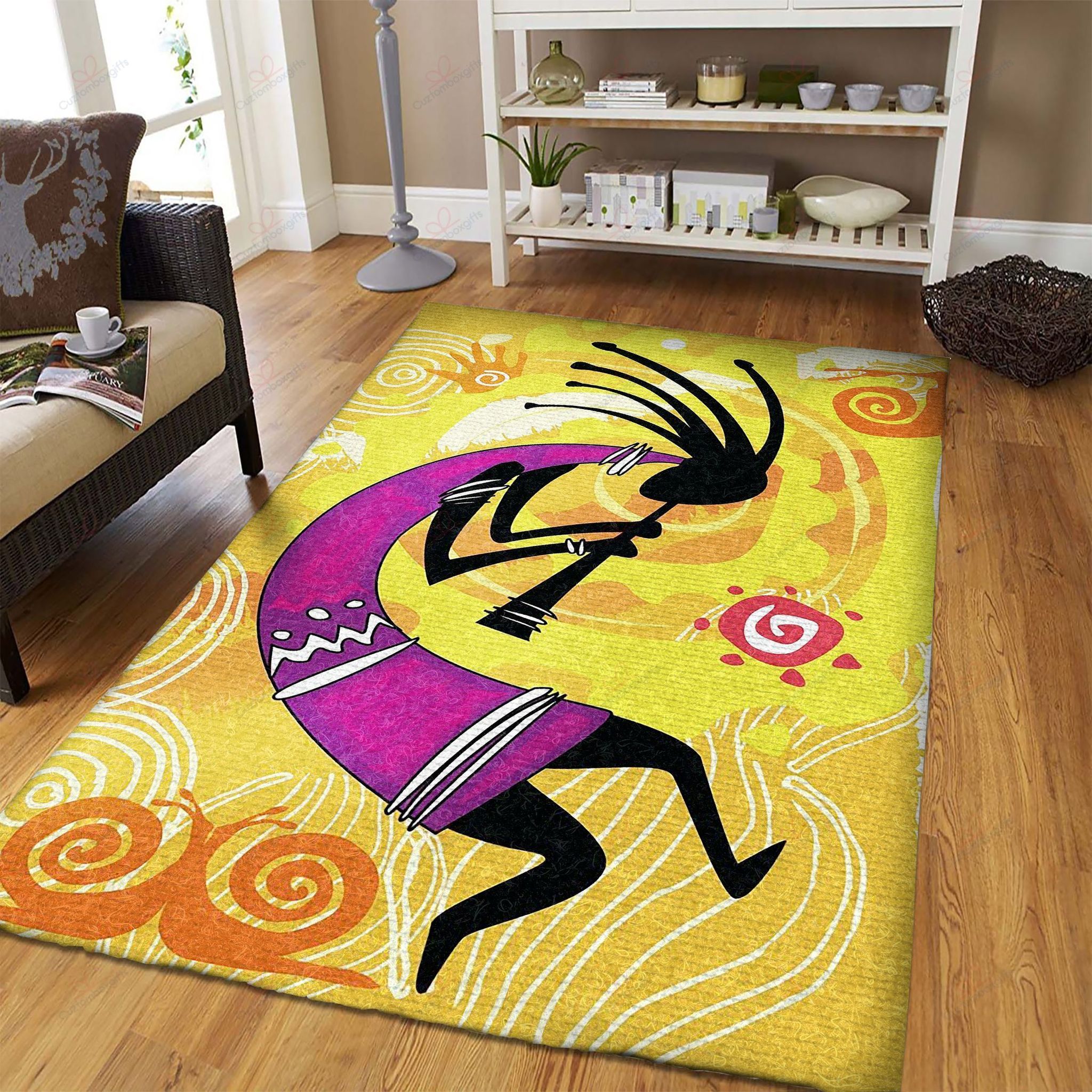 Dancing Figure Kokopelli Rug Sport Decor Gift Floor Decor Living Room Carpet Rug Area Rug - b5abbeb4bf6c Dancing Figure Kokopelli Rug Sport Decor Gift Floor Decor Living Room Carpet Rug Area Rug - b5abbeb4bf6c