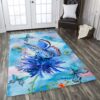Dandelion Butterfly Rug Sport Decor Gift Floor Decor Living Room Carpet Rug Area Rug - 68d277263082