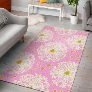 Dandelion Rug Sport Decor Gift Floor Decor Living Room Carpet Rug Area Rug - bec8d6a2b13c