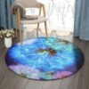 Dandelions Round Carpet Floor Rug Living Room Bedroom Decor Round Area Rug Carpet