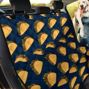 Dark Blue Background Mexican Cuisine Taco Car Back Seat Cover Dog Car Seat Covers - ca47580c6074