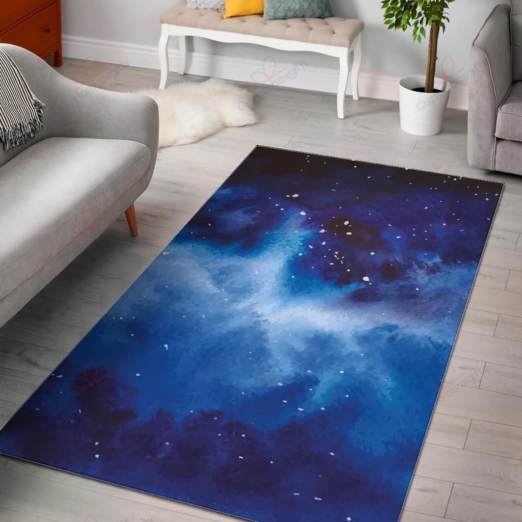 Dark Blue Galaxy Space Rug Sport Decor Gift Floor Decor Living Room Carpet Rug Area Rug - cfb19382c246 Dark Blue Galaxy Space Rug Sport Decor Gift Floor Decor Living Room Carpet Rug Area Rug - cfb19382c246