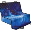 Dark Blue Galaxy Space Print Pet Car Back Seat Cover - cff6885c6bcc