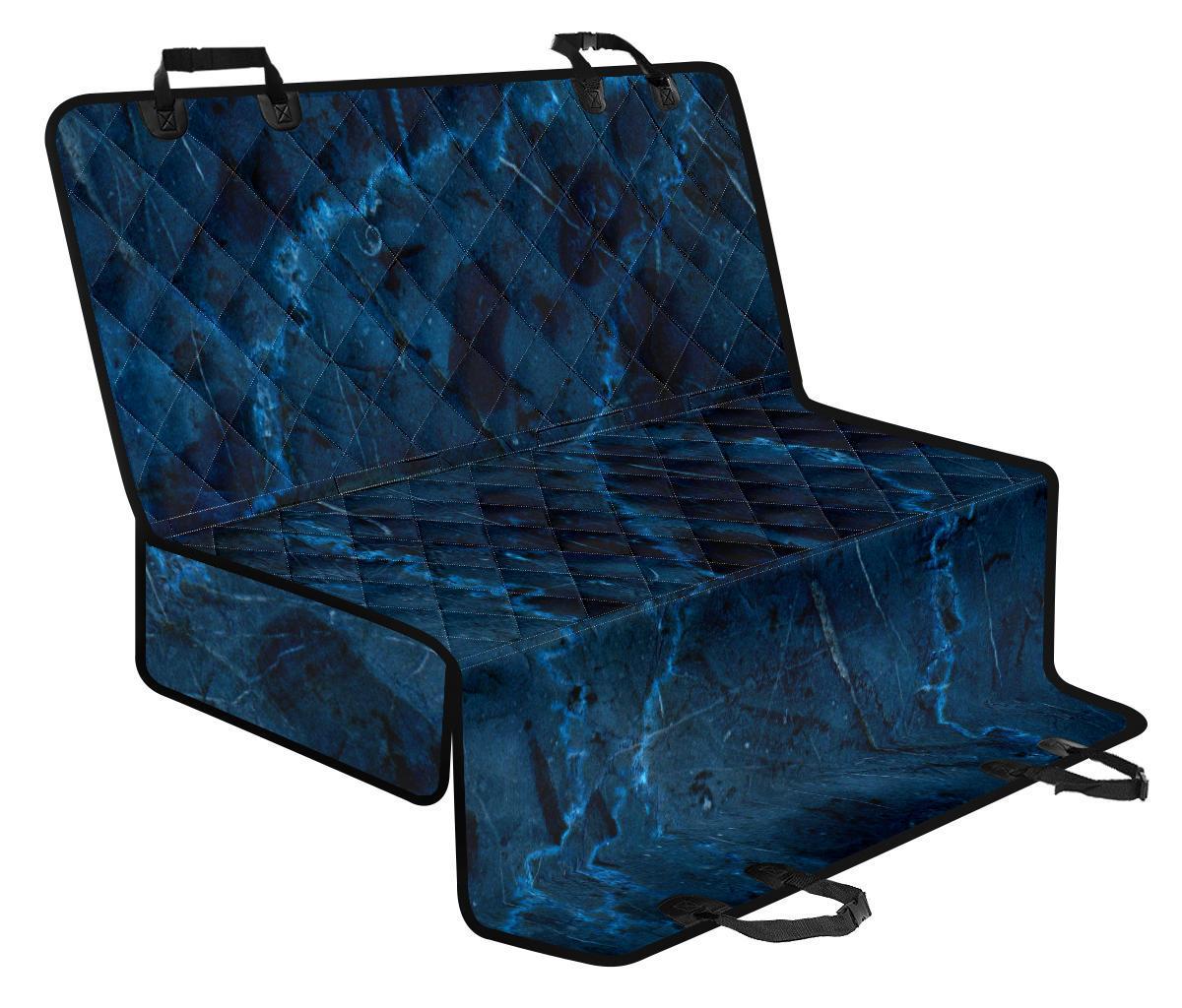 Dark Blue Marble Print Pet Car Back Seat Cover - 78f9a60a295c Dark Blue Marble Print Pet Car Back Seat Cover - 78f9a60a295c