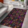 Dark Bohemian Paisley Pattern Rug Sport Decor Gift Floor Decor Living Room Carpet Rug Area Rug - c676fcce9479