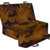 Dark Brown Camouflage Print Pet Car Back Seat Cover - f8cd47fd184f