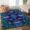 Dark Dragonfly Rug Sport Decor Gift Floor Decor Living Room Carpet Rug Area Rug - 3abf0c30fa26