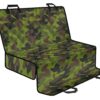 Dark Green And Black Camouflage Print Pet Car Back Seat Cover - 3d6642ad4d40