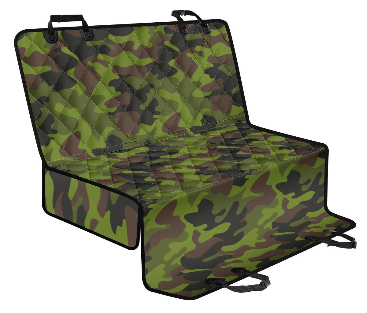 Dark Green And Black Camouflage Print Pet Car Back Seat Cover - 3d6642ad4d40 Dark Green And Black Camouflage Print Pet Car Back Seat Cover - 3d6642ad4d40