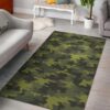 Dark Green Camouflage Rug Sport Decor Gift Floor Decor Living Room Carpet Rug Area Rug - 4fd6960c5b80