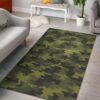 Dark Green Camouflage Rug Sport Decor Gift Floor Decor Living Room Carpet Rug Area Rug - 60a6b831b815