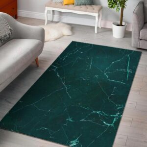 Dark Green Marble Rug Sport Decor Gift Floor Decor Living Room Carpet Rug Area Rug - 48ce4ea8dacb