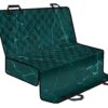 Dark Green Marble Print Pet Car Back Seat Cover - 1d8d45f7d0a3