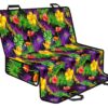 Dark Hawaiian Tropical Pattern Print Pet Car Back Seat Cover - f21a550c0a84