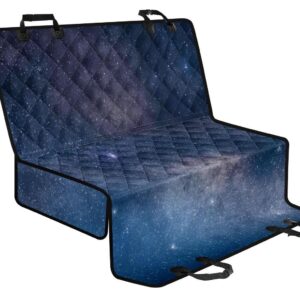 Dark Nebula Universe Galaxy Space Print Pet Car Back Seat Cover - 1313aac3cac3
