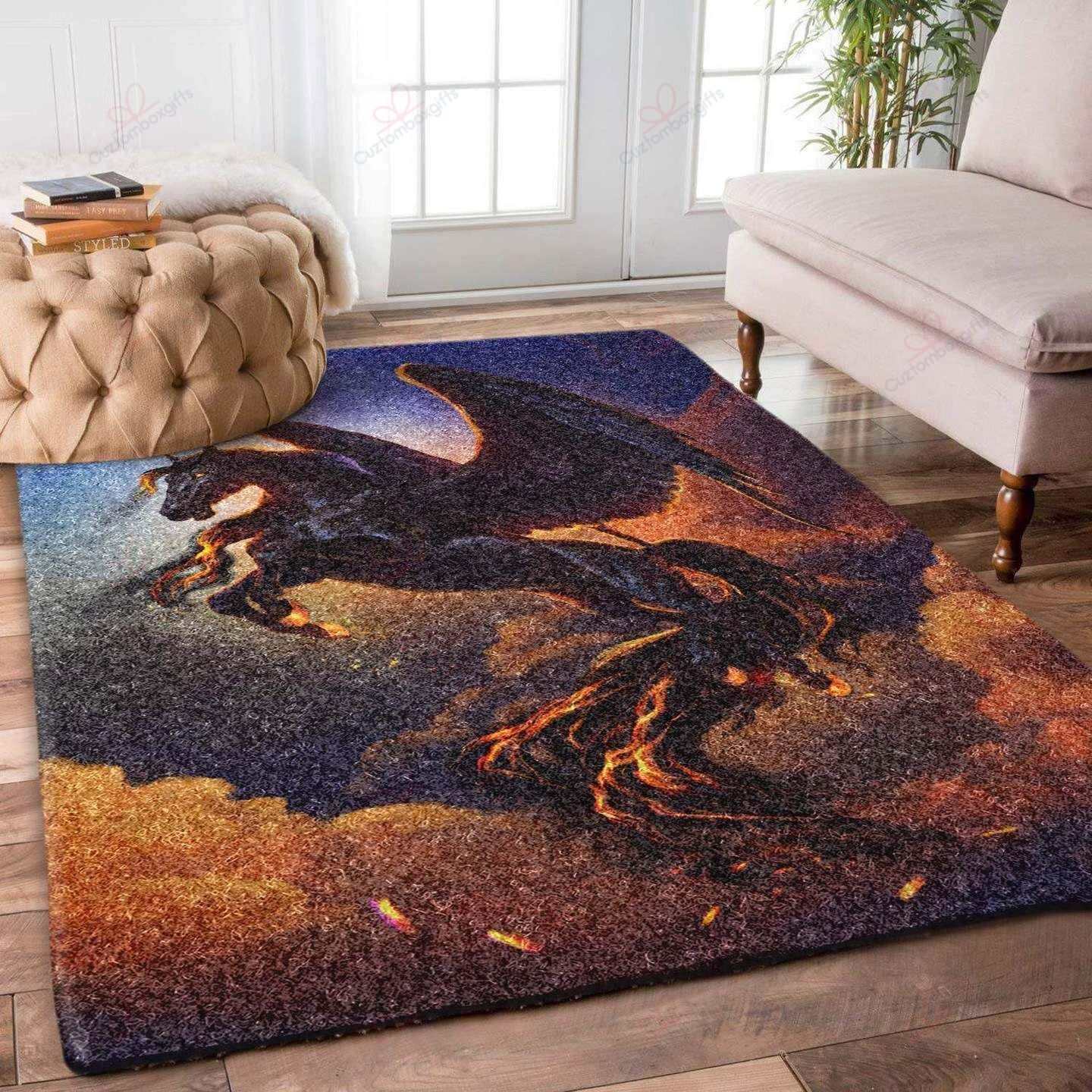 Dark Pegasus Rug Sport Decor Gift Floor Decor Living Room Carpet Rug Area Rug - 4d51e510a552 Dark Pegasus Rug Sport Decor Gift Floor Decor Living Room Carpet Rug Area Rug - 4d51e510a552
