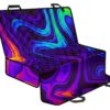 Dark Psychedelic Trippy Print Pet Car Back Seat Cover - fe9fd1852fab