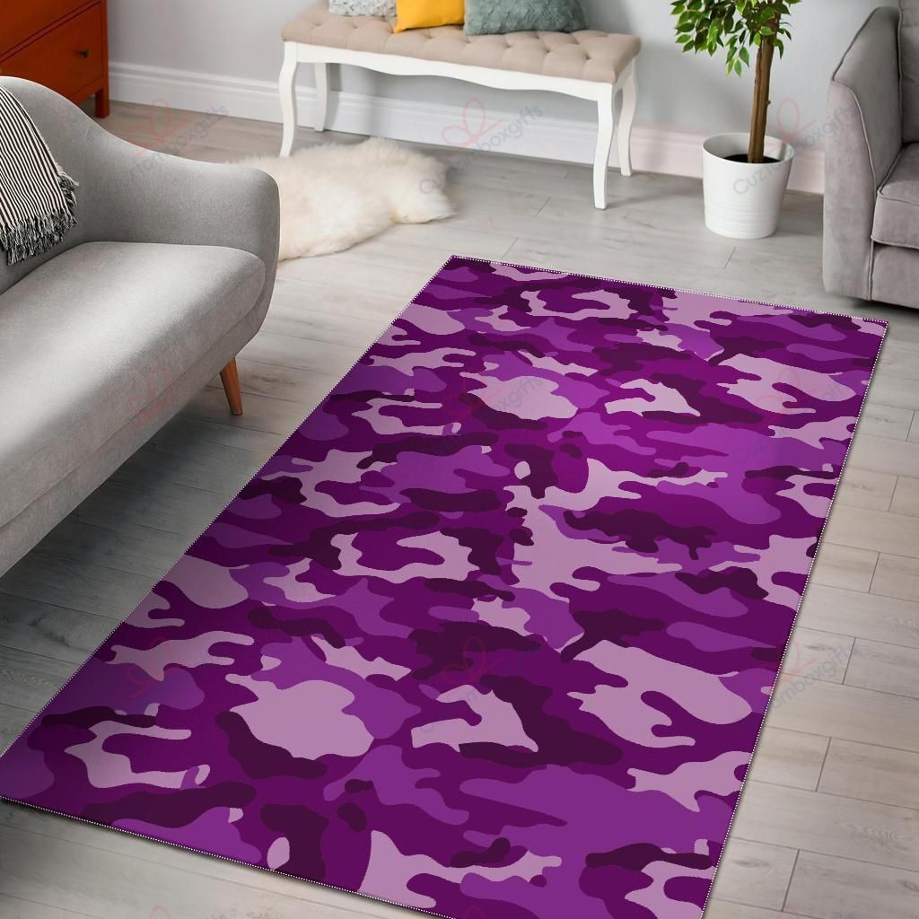 Dark Purple Camouflage Rug Sport Decor Gift Floor Decor Living Room Carpet Rug Area Rug - 24cd5f771b46 Dark Purple Camouflage Rug Sport Decor Gift Floor Decor Living Room Carpet Rug Area Rug - 24cd5f771b46