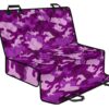 Dark Purple Camouflage Print Pet Car Back Seat Cover - 16a16ec1bde9