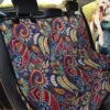 Dark Slate Blue Color Paisley Boho Plant Car Back Seat Cover Dog Car Seat Covers - 148a461fdbfd