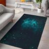 Dark Teal Galaxy Space Rug Sport Decor Gift Floor Decor Living Room Carpet Rug Area Rug - c694e5d9d19f