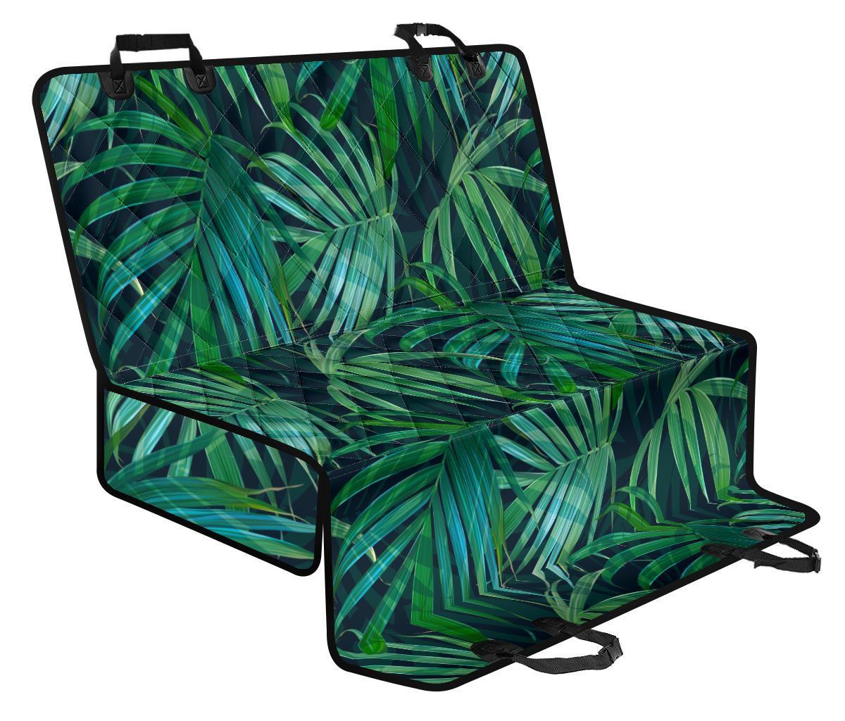 Dark Tropical Palm Leaves Pattern Print Pet Car Back Seat Cover - 1c6769ae307b Dark Tropical Palm Leaves Pattern Print Pet Car Back Seat Cover - 1c6769ae307b