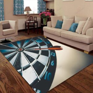 Dart Game 1 Rug Sport Decor Gift Floor Decor Living Room Carpet Rug Area Rug - dc99a4583fa9