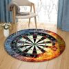 Dart Game Round Carpet Floor Rug Living Room Bedroom Decor Round Area Rug Carpet