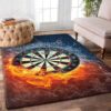 Dart Game Rug Sport Decor Gift Floor Decor Living Room Carpet Rug Area Rug - b9336f54171b