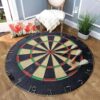 Dartboard Round Carpet Floor Rug Living Room Bedroom Decor Round Area Rug Carpet