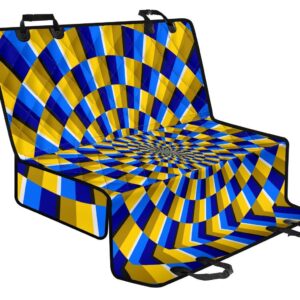 Dartboard Moving Optical Illusion Pet Car Back Seat Cover - 259f533a4ebd