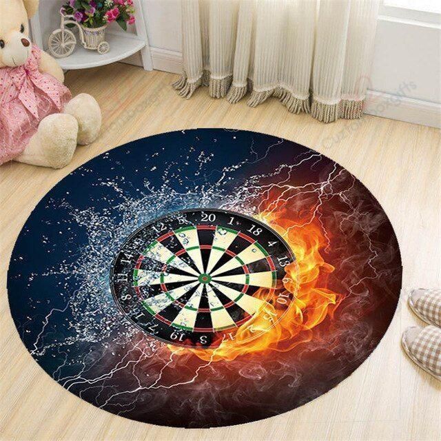 Darting Fire And Water Round Carpet Floor Rug Living Room Bedroom Decor Round Area Rug Carpet Darting Fire And Water Round Carpet Floor Rug Living Room Bedroom Decor Round Area Rug Carpet