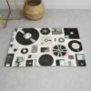 Data Pattern Rug Sport Decor Gift Floor Decor Living Room Carpet Rug Area Rug - e01153160ce8