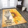 Daughter Mom Never Forget That I Love You Rug Sport Decor Gift Floor Decor Living Room Carpet Rug Area Rug - e7a9f3e5fae3