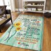 Daughter Mom You Are My Sunshine Rug Sport Decor Gift Floor Decor Living Room Carpet Rug Area Rug - b1d5288c4581