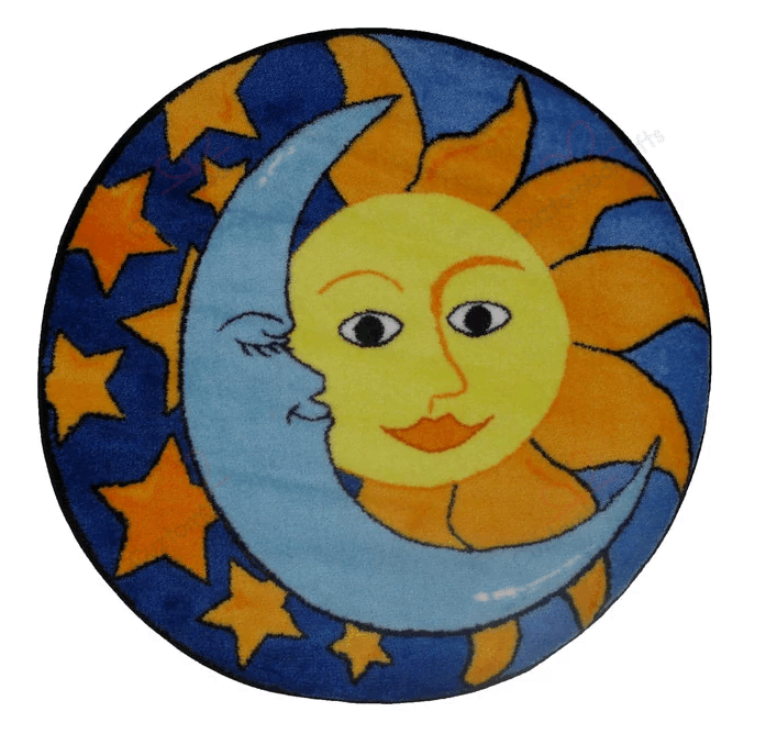 Day And Night Round Carpet Floor Rug Living Room Bedroom Decor Round Area Rug Carpet Day And Night Round Carpet Floor Rug Living Room Bedroom Decor Round Area Rug Carpet