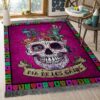 Day Of The Dead Rug Sport Decor Gift Floor Decor Living Room Carpet Rug Area Rug - b4ddf7e4fc39