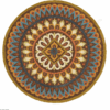 Dazzle Brown Round Carpet Floor Rug Living Room Bedroom Decor Round Area Rug Carpet