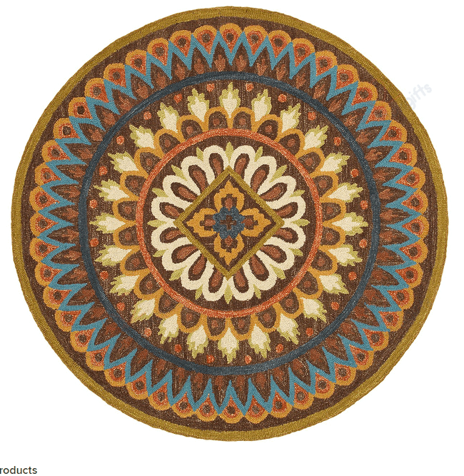 Dazzle Brown Round Carpet Floor Rug Living Room Bedroom Decor Round Area Rug Carpet Dazzle Brown Round Carpet Floor Rug Living Room Bedroom Decor Round Area Rug Carpet