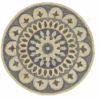Dazzle Gray Round Carpet Floor Rug Living Room Bedroom Decor Round Area Rug Carpet
